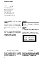 Предварительный просмотр 2 страницы Sony CDC-R30MP Service Manual