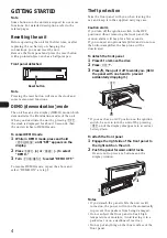 Preview for 4 page of Sony CDC-R504MP Operating Instructions Manual