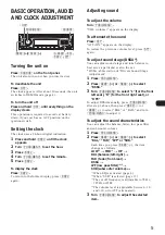 Preview for 5 page of Sony CDC-R504MP Operating Instructions Manual