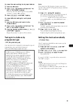 Preview for 9 page of Sony CDC-R504MP Operating Instructions Manual