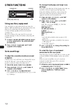 Preview for 12 page of Sony CDC-R504MP Operating Instructions Manual