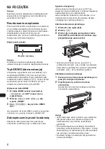 Preview for 112 page of Sony CDC-R504MP Operating Instructions Manual