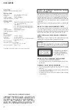 Preview for 2 page of Sony CDM74HF-DVBU101 Service Manual