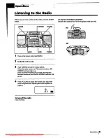 Предварительный просмотр 9 страницы Sony CDP-102 - Compact Disc Player Operating Instructions Manual