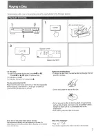 Preview for 7 page of Sony CDP-291 Operating Instructions Manual