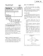 Предварительный просмотр 3 страницы Sony CDP-291 Service Manual