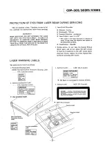 Предварительный просмотр 3 страницы Sony CDP-302 Service Manual