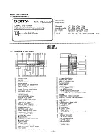 Предварительный просмотр 3 страницы Sony cdp 338esd Service Manual