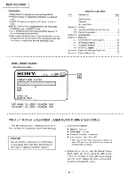 Preview for 2 page of Sony CDP-350 Service Manual