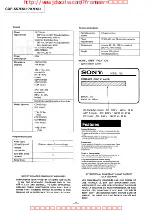 Предварительный просмотр 2 страницы Sony CDP-557ESD Service Manual