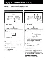 Предварительный просмотр 14 страницы Sony CDP-597 Operating Instructions Manual