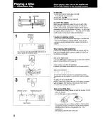 Предварительный просмотр 8 страницы Sony CDP-991 Operating Instructions Manual