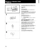 Предварительный просмотр 12 страницы Sony CDP-991 Operating Instructions Manual