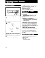 Предварительный просмотр 24 страницы Sony CDP-991 Operating Instructions Manual