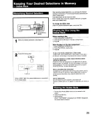 Предварительный просмотр 25 страницы Sony CDP-991 Operating Instructions Manual