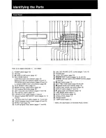 Предварительный просмотр 8 страницы Sony CDP-997 - Compact Disc Player Operating Instructions Manual