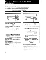 Предварительный просмотр 18 страницы Sony CDP-997 - Compact Disc Player Operating Instructions Manual