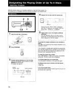 Предварительный просмотр 26 страницы Sony CDP-997 - Compact Disc Player Operating Instructions Manual