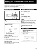 Предварительный просмотр 39 страницы Sony CDP-997 - Compact Disc Player Operating Instructions Manual