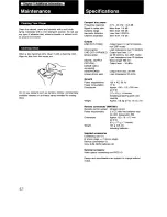 Предварительный просмотр 42 страницы Sony CDP-997 - Compact Disc Player Operating Instructions Manual