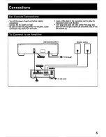 Preview for 5 page of Sony CDP-C211 Operating Instructions Manual