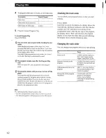 Preview for 12 page of Sony CDP-C250Z Operating Instructions Manual