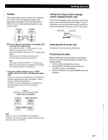 Предварительный просмотр 5 страницы Sony CDP-C260Z Operating Instructions Manual