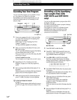 Предварительный просмотр 14 страницы Sony CDP-C260Z Operating Instructions Manual