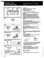 Предварительный просмотр 8 страницы Sony CDP-C322M Operating Instructions Manual