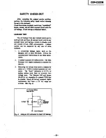 Предварительный просмотр 6 страницы Sony CDP-C322M Service Manual