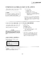 Preview for 3 page of Sony CDP-C325M Service Manual