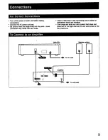 Предварительный просмотр 5 страницы Sony CDP-C331 - Compact Disc Player Operating Instructions Manual