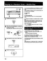 Предварительный просмотр 10 страницы Sony CDP-C331 - Compact Disc Player Operating Instructions Manual