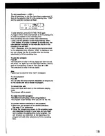 Предварительный просмотр 15 страницы Sony CDP-C331 - Compact Disc Player Operating Instructions Manual