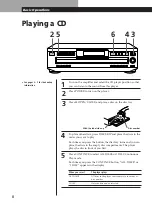 Preview for 8 page of Sony CDP-C360Z Operating Instructions Manual