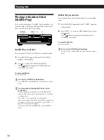 Preview for 14 page of Sony CDP-C360Z Operating Instructions Manual