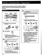 Предварительный просмотр 16 страницы Sony CDP-C435 - Compact Disc Player Operating Instructions Manual