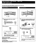 Предварительный просмотр 29 страницы Sony CDP-C435 - Compact Disc Player Operating Instructions Manual