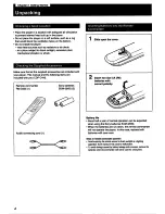 Предварительный просмотр 4 страницы Sony CDP-C445 Operating Instructions Manual