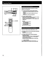 Предварительный просмотр 10 страницы Sony CDP-C445 Operating Instructions Manual