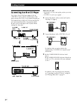 Предварительный просмотр 6 страницы Sony CDP-C460Z Operating Instructions Manual