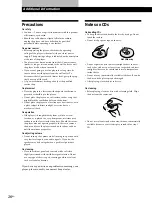 Предварительный просмотр 26 страницы Sony CDP-C460Z Operating Instructions Manual