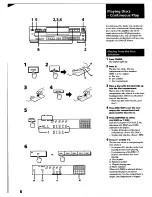 Предварительный просмотр 8 страницы Sony CDP-C545 Opertating Instructions