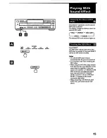 Предварительный просмотр 15 страницы Sony CDP-C545 Opertating Instructions