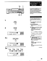 Предварительный просмотр 23 страницы Sony CDP-C545 Opertating Instructions