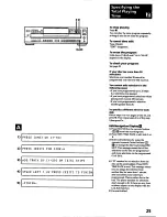 Предварительный просмотр 25 страницы Sony CDP-C545 Opertating Instructions