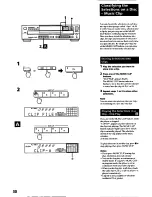 Предварительный просмотр 30 страницы Sony CDP-C545 Opertating Instructions