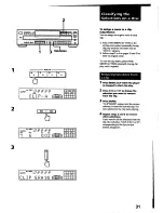 Предварительный просмотр 31 страницы Sony CDP-C545 Opertating Instructions