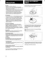 Preview for 4 page of Sony CDP-C5F Operating Instructions Manual