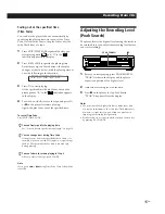 Предварительный просмотр 15 страницы Sony CDP-C661 Operating Instructions (CD Component Operating Instructions Manual